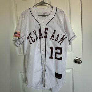 Texas A&M Aggies baseball jersey Rawlings Medium NCAA SEC